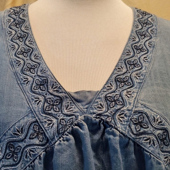 Liverpool Women's Long Sleeve Peasant Skyfall SZ M - Picture 6 of 10